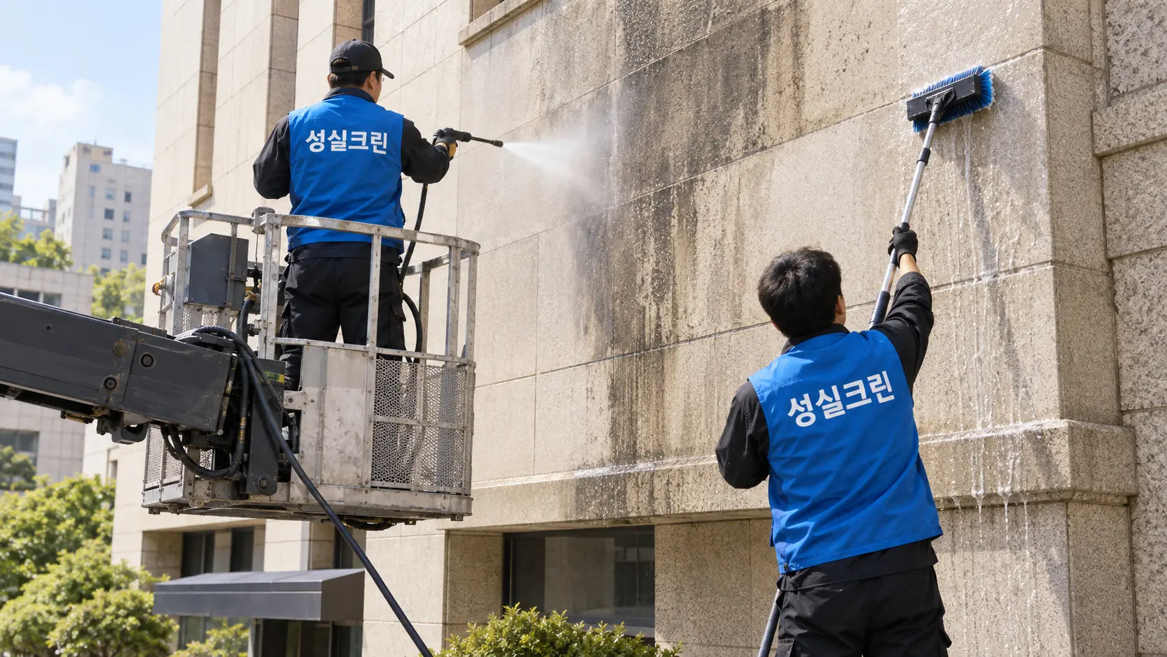 대구 건물외벽청소 전문업체 성실크린