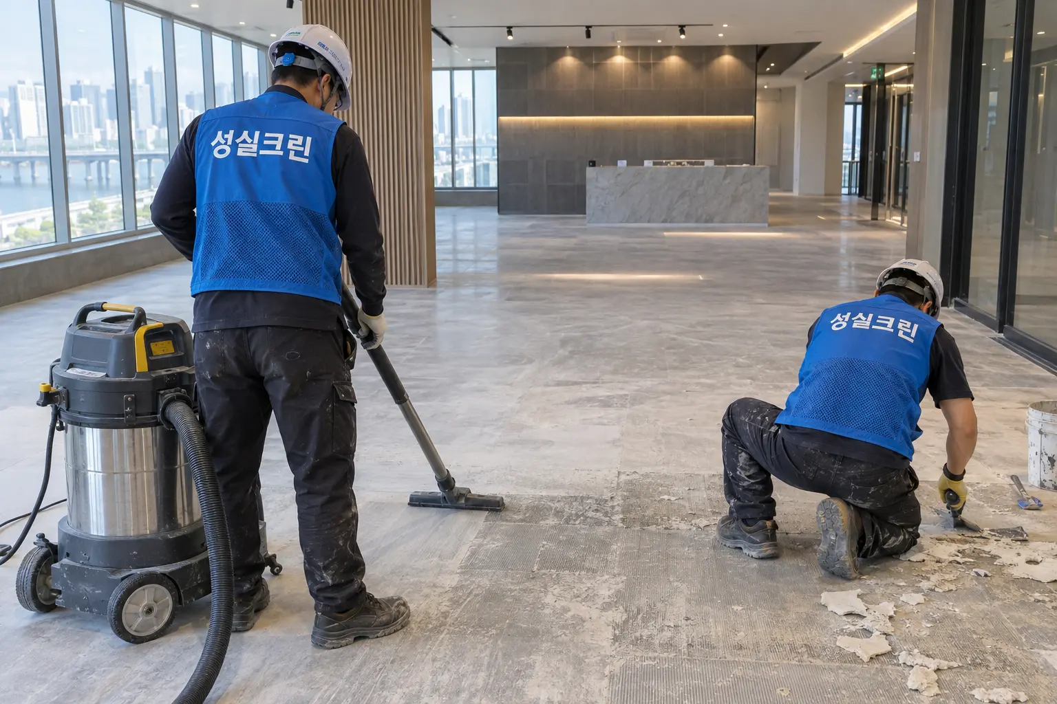 부산 준공청소 전문업체 성실크린