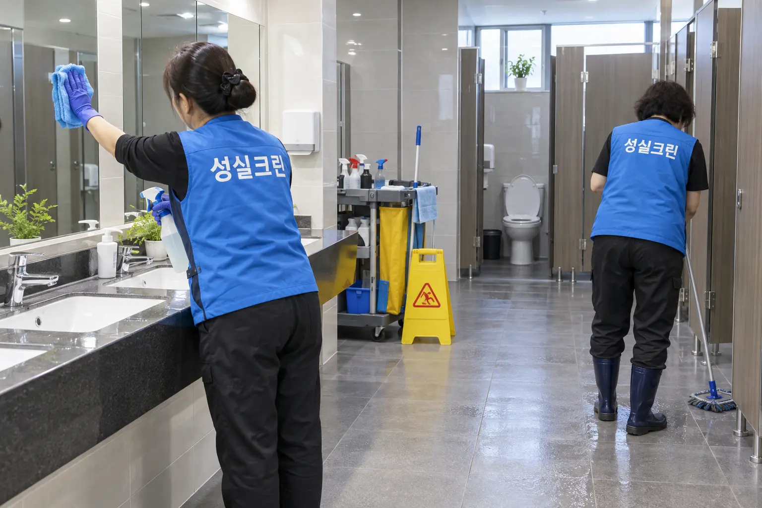 종로구 화장실청소 전문업체 성실크린